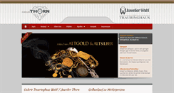 Desktop Screenshot of goldankauf-thorn.de